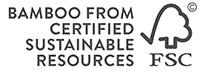 bamboo from certified sustainable resrouces logo